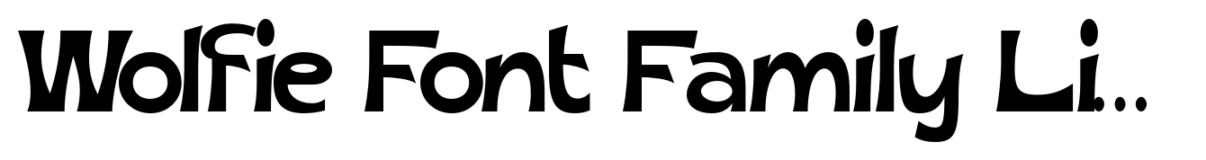 Wolfie Font Family Light Ultra Condensed